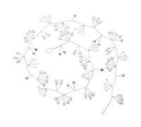 TOGEVAL 3pcs Silver Imitation Pearl Wedding Headpiece Lightweight Flexible Bridal Hairbands for Women and Vintage Hair Accessories for Weddings Parties and Formal Events