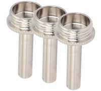 TOGEVAL 3pcs Stainless Steel Trumpet Connecting Rods, Rust-resistant and Easy to Install Piston Stem Replacement for Trumpet Parts, Practical Accessory for Brass Instruments