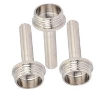 TOGEVAL 3pcs Stainless Steel Trumpet Finger Rods Anti-rust Connecting Piston Stems Replacement for Trumpet Players Portable and Easy to Install