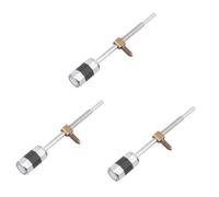 TOGEVAL 3pcs Violin Parts Metal Pull Bow Screw for Easy Adjusting Accessory for Stringed Instruments Lightweight Portable