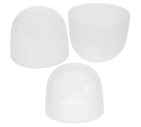 TOGEVAL 3pcs Wide Mouth Plastic Milk Bottle Caps Replacement with Twist Lock Ring Leakproof Dustproof Cover for Bottles and Outdoor Use