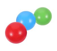 TOGEVAL 3pcs Wooden Croquet Ball Set for Ergonomic Small Wood Balls for Outdoor Lawn Games Backyard Play and Family Activities