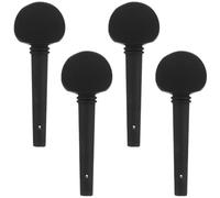 TOGEVAL 4 Pcs Imitation Ebony Cello Tuning Pegs Fine Tune Replacement Parts Stable Musical Accessories for Professional and Amateur Players
