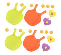 TOGEVAL 4 Set Indoor Hanging Table Tennis Trainer Self Practice Device for Improvement and Hand Eye Coordination Portable Sensory Integration Aid