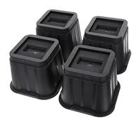 TOGEVAL 4 Sets Furniture Feet Pads Nonslip Risers for Sofa Bed Table Desk Cabinets Washing Machine Quick Installation Slip Levelers to Protect Floors and Stabilize Furniture Legs