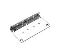 TOGEVAL 4 String Copper String Bass Guitar Bridge Plate Replacement Base for Electric Guitar Accessories High Endurance Copper Construction Upgrade for Broken Old Bridge Parts