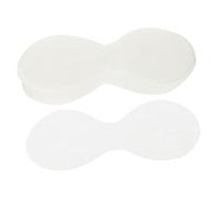 TOGEVAL 400Pcs Disposable Pure Cotton Eye Mask Sheets for DIY Hydrating Eye Facials Soft Thin Pads for Sensitive Skin Lightweight and High Absorption Cover