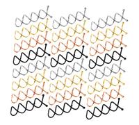 TOGEVAL 40pcs Metal Spiral Bobby Pins for Women Twist Bun Maker Hair Shaper with Rounded Tips Sturdy Spiral Hair Pins for Secure Hold Buns in Black Gold Silver Amp Rose Gold for Wedding