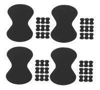 TOGEVAL 40pcs Silicone Guitar Pick Grips Non-slip Sticker Dropping Grips for Guitar Pick Self-adhesive Practical Supplies