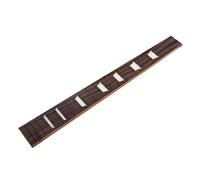 TOGEVAL 41 20-fret Solid Rosewood Ukulele Fingerboard Replacement with Shell Inlays for Concert Guitar Parts Gsd112