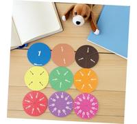 TOGEVAL 45pcs Fraction Circles Manipulatives for Classroom and Montessori Math Activities Visual-spatial Learning Tools for Group-friendly Fraction Tiles for Interactive Demonstration and