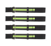 TOGEVAL 4pcs Adjustable Ski Binding Brake Leash Straps with Strong Buckles for Secure Boot Carrying and Stable Brake Retention Outdoor Ski Fasteners for Snowboard and Safety