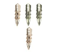 TOGEVAL 4pcs Bendable Alloy Knuckle Finger Rings Creative Gold Antique Bronze Adult Finger Decors Lightweight Jewelry for Parties and Costume Balls