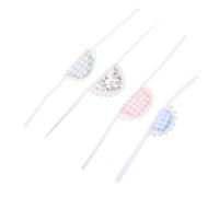 TOGEVAL 4PCS Christmas Small Animal Bandana Bibs for Parrot, Guinea Pig, Hamster, and Rabbit - Breakaway Collar, Small Pet Drool Towels, Festive Holiday Accessories