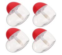 TOGEVAL 4pcs Diy Lipstick Making Kit Empty Lip Glaze Tubes Lipstick Caps for Makeup Beauty