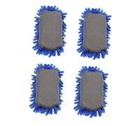 TOGEVAL 4Pcs Dual-Sided Microfiber Whiteboard Eraser and Chalkboard Cleaner for Home Office School Dry Ink and Chalk Removal Soft Non-damaging Board Duster Tool