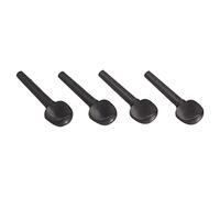 TOGEVAL 4Pcs Ebony Wood Violin Tuning Pegs String Instrument Accessories Smooth Delicate Surface Portable Design Simple Elegant Style for DIY Violin