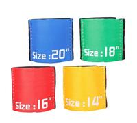 TOGEVAL 4pcs Elastic Cymbal Mute Belts Set Drum Practice Pads for Cymbals Easy Installation Noise Reduction Accessories for Drummers