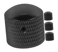 TOGEVAL 4pcs Electric Guitar Knobs Professional Potentiometer Control Knobs for Guitar Volume Tone Control Metal Material