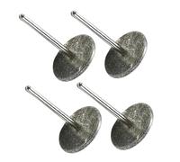 TOGEVAL 4pcs Electric Nail Drill Bits Set Professional Gel Remover and Nail Drill Bits for Manicure Pedicure Callus Removal Precision Shaping Sandblasting Discs for Smooth Edges