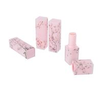 TOGEVAL 4pcs Empty Lipstick Tubes Refillable Lip Gloss Tubes Abs Plastic Elegant Classical Chinese Style Simple Structure Easy to Fill Convenient for Travel Lipstick Storage Container