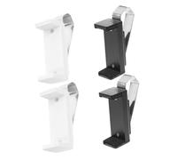 TOGEVAL 4PCS Garage Door Opener Clip Adjustable Car Visor Mount Stand with Weatherproof Durable Material for Secure Remote Control Holder