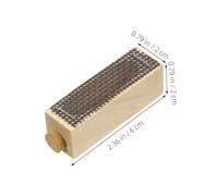 TOGEVAL 4PCS Handmade Wooden Queen Protector Cages for Bee Rearing Beekeeping Tool Lightweight Portable for Hive Management and Outdoor Use