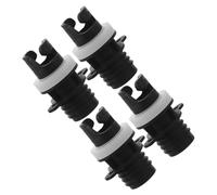 TOGEVAL 4pcs Inflatable Boat Air Valve Adapter Kit PVC Sup Pump Converter for Kayak Fishing Inflator Portable and Fit for Outdoor Water Sports