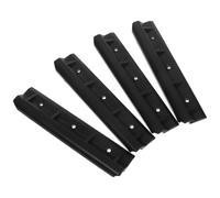 TOGEVAL 4pcs Kayak Seat Hooks Pvc Boat Seat Hook Black, Quick Install, Nonslip, Universal Design, Stable Support for Inflatable Boat, Canoe, Water Activities, Outdoor Adventures