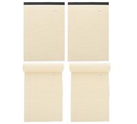 TOGEVAL 4Pcs Lined Notepads Tearable Legal Pads for Office and Student Use Multi-function Memo Pads Practical Notebooks for Work Notes and To-do Lists