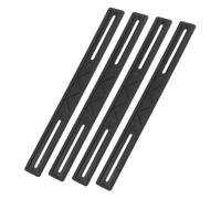 TOGEVAL 4pcs Luggage Bottom Fixed Strips for Suitcase Reinforcement Plastic Trolley Accessories with Quick Installation Enhance Longevity and Protect Case Base for Travel Use