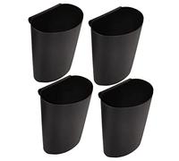 TOGEVAL 4pcs Mini Hanging Bucket Storage Basket for Rolling Cart Wire Hanging Basket Cup Holder Multi-use Utility Cart Accessory