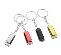TOGEVAL 4Pcs Mini Metal Harmonica Keychain Set Black, Gold, Silver, Red Color - Lightweight Harmonica Pendant Key Rings for, Bag and Backpack Decorations