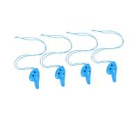 TOGEVAL 4Pcs Mini Ocarina Portable Beginner Musical Instrument Lightweight for Boys and Practice with Soothing Melodious Sound
