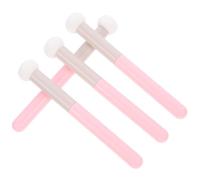 TOGEVAL 4pcs Mushroom Head Makeup Sponges with Handle Multifunctional Concealer Brush for Foundation Powder and Eye Creams Seamless Blending Beauty Tools for Travel Parties and Daily Use