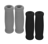 TOGEVAL 4pcs Non-slip Sponge Crutch Handle Grips for Elderly, Easy to Install Walking Stick and Hand-held Shopping Basket Handles, Comfortable Thickened Grip for Mobility Aid