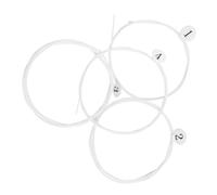 TOGEVAL 4pcs Nylon Ukulele String Set 21/23/26 Inch Sturdy Tear-resistant Music Wire Replacement Strings for Soprano Concert Tenor Ukulele Accessories