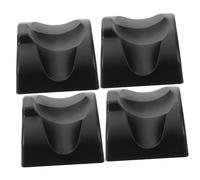 TOGEVAL 4pcs Ocarina Bracket Plastic Ocarina Holder 12-Hole Musical Instrument Stand for Desktop Display Portable Accessories