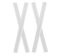 TOGEVAL 4pcs Rubber Dustpan Edge Replacement Strips Lip Protector Easy Install for Various Dustpans Flexible Cut to Garbage Inlet Sealing Accessories