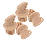 TOGEVAL 4pcs Rubber Hot Water Bottle Cap Replacement Leakproof Sealing Plugs Flexible Stopper for Winter Warmth Compatible with Various Hot Water Bags