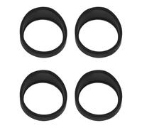 TOGEVAL 4PCS Rubber Microscope Eyepiece Cups Replacement, Stereo Microscope Accessories Eye Shade Covers for Scope, Protective Eyepiece Guard for Biological and Laboratory Use