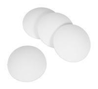 TOGEVAL 4Pcs Self Adhesive Door Bumper Wall Protector Flexible Plastic Door Handle Stopper Impact Resistant Quiet Cushion for Bathrooms Bedrooms and Furniture Corners
