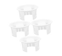 TOGEVAL 4pcs Splashproof Replacement Jug Cover for Glass Water Pitcher Leak Resistant Beverage Stopper Lid with Filter Stripe and Easy to Clean Pitcher Lid Accessories for Tea Lovers