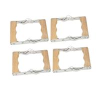 TOGEVAL 4pcs Stainless Steel Beekeeping Frame Holder Tool with Handle Lightweight Hive Gripper for Easy Frame Lifting and Inspection Beekeeping Accessories for Professional and Backyard