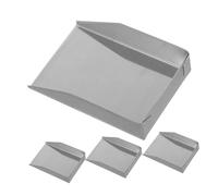 TOGEVAL 4pcs Stainless Steel Loose Beads Scoop for Jewelry Making Non-deforming Spatulas for Spacing Beads Stones and Parts Storage