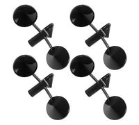 TOGEVAL 4pcs Three-cup Anemometer Replacement Cups for Wind Speed Measurement, Wind Direction Indicator Cups Compatible Weather Station Sensor, Environmental Monitoring Accessories