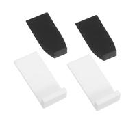 TOGEVAL 4pcs Violin and Bow Tips Replacement Plastic Bow Tip Fittings for String Instruments Easy Installation and Suitable Fit Design Compatible with Various Violin and Models for Repair