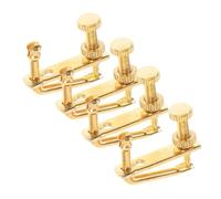 TOGEVAL 4pcs Violin Fine Tuners Metal Tuning Keys String Adjusters for Precise Tuning Essential Tool for Violinists and Beginners
