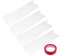 TOGEVAL 4pcs Window Sill Protector Made of Sturdy Abs Material, Easy to Install for Dog and Pet's Paws Protection against Claw Scratching and Slobbering, for Window Protection and Home