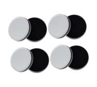 TOGEVAL 4sets Makeup Brush Cleaning Tool Activated Carbon Sponge Easy to Clean Brushes The Go